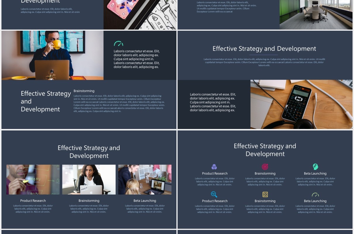 商业项目宣传技术推介展示PPT模板tech pitch powerpoint template