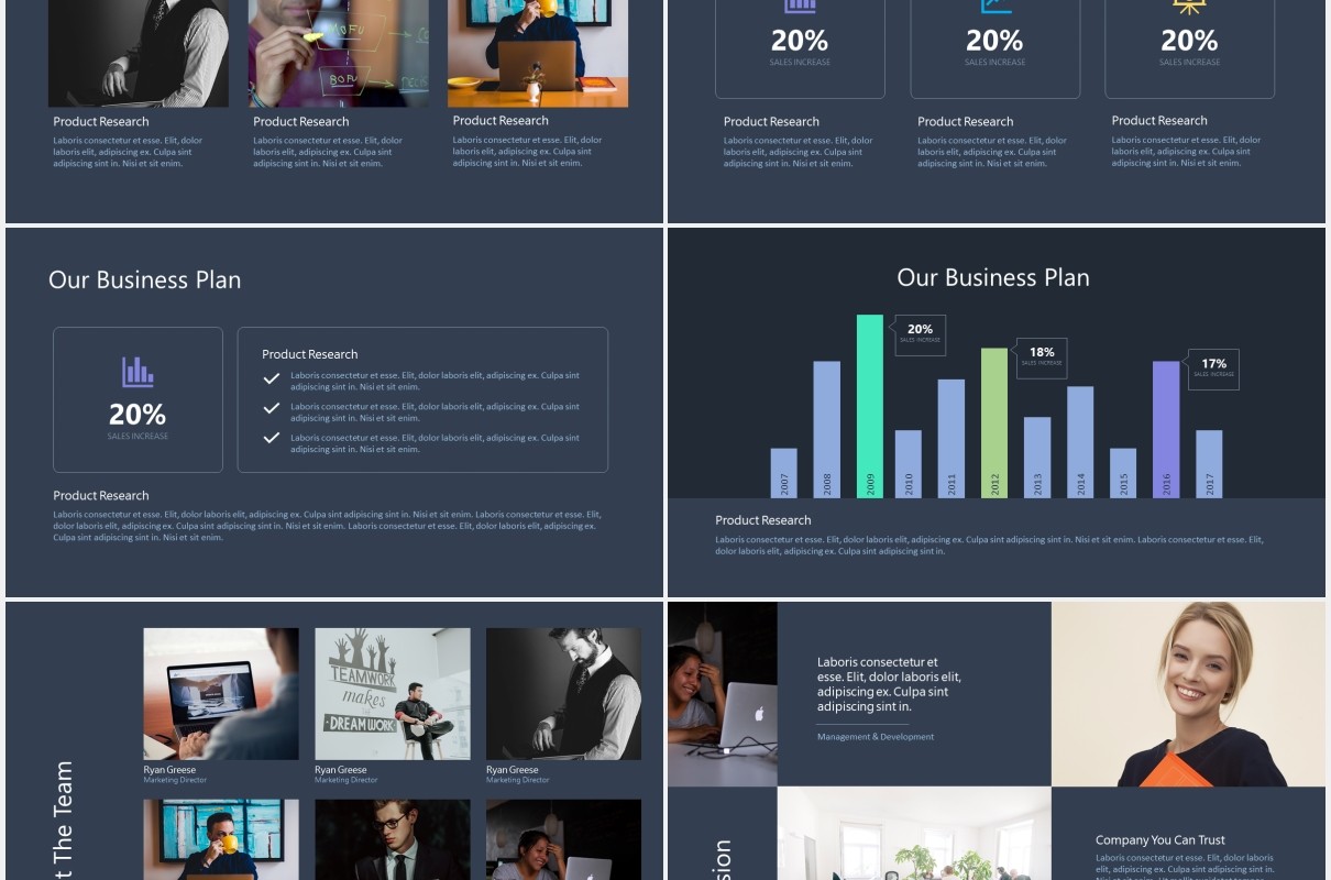 商业项目宣传技术推介展示PPT模板tech pitch powerpoint template