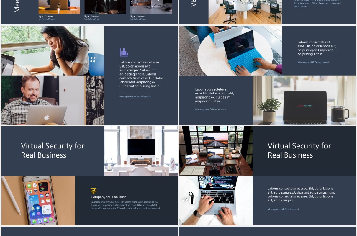 商业项目宣传技术推介展示PPT模板tech pitch powerpoint template