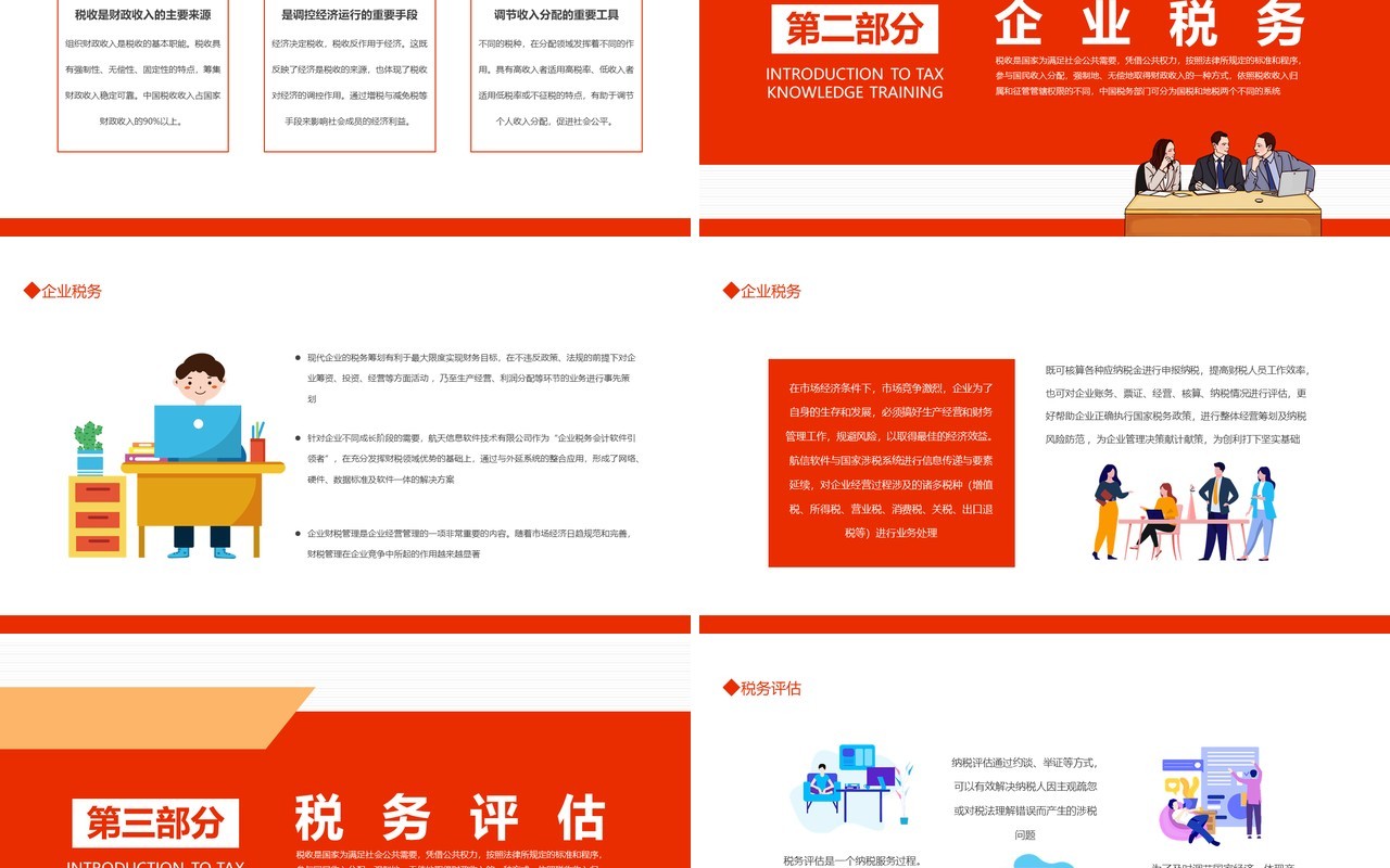 企业税务知识培训介绍动态PPT模板