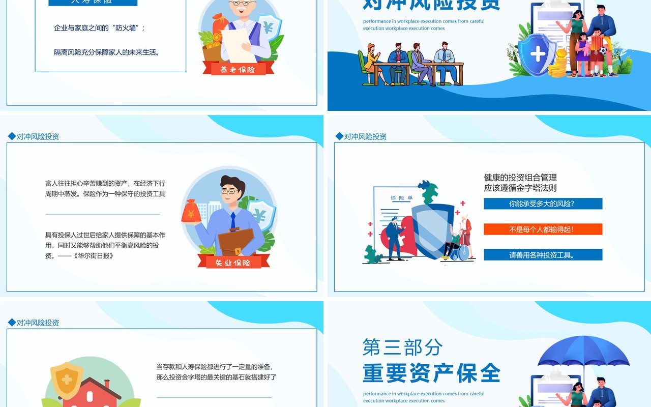 富人为什么买保险动态PPT模板