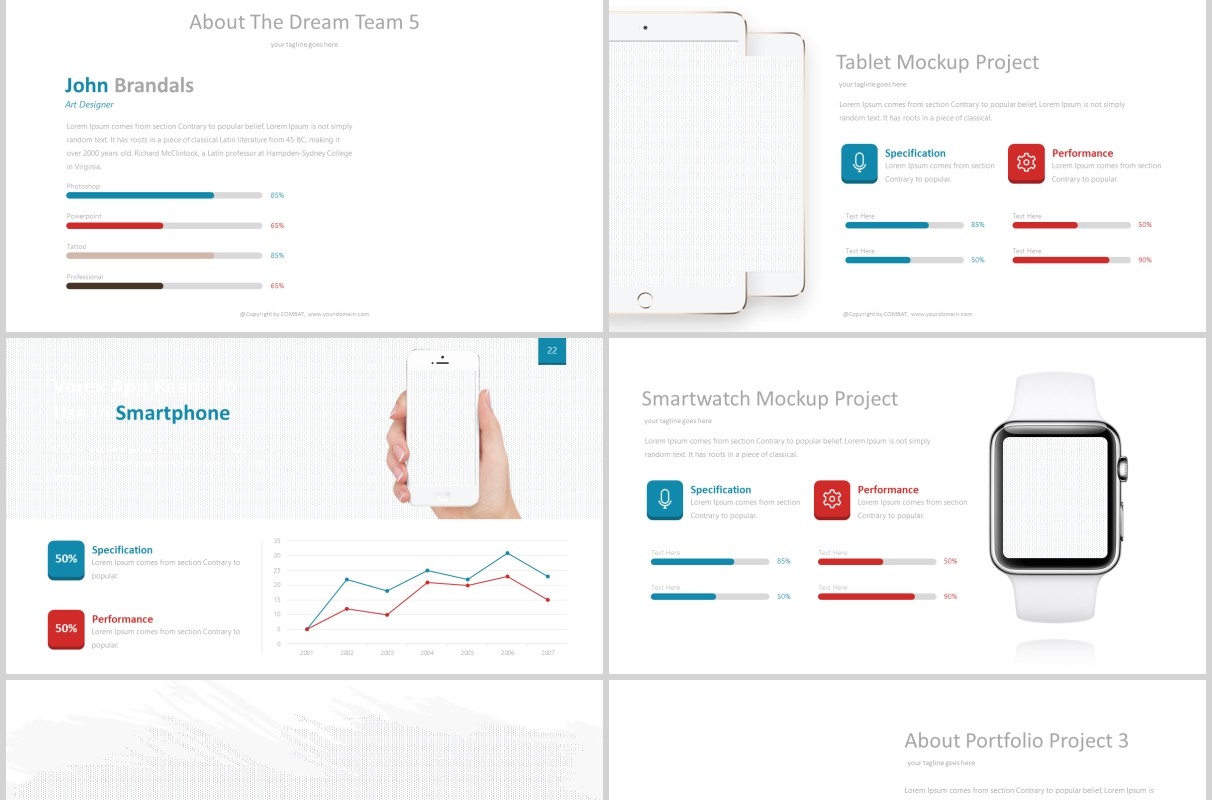 公司工作汇报PPT模板图文排版设计Combat Powerpoint Template
