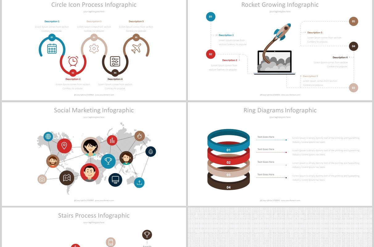公司工作汇报PPT模板图文排版设计Combat Powerpoint Template