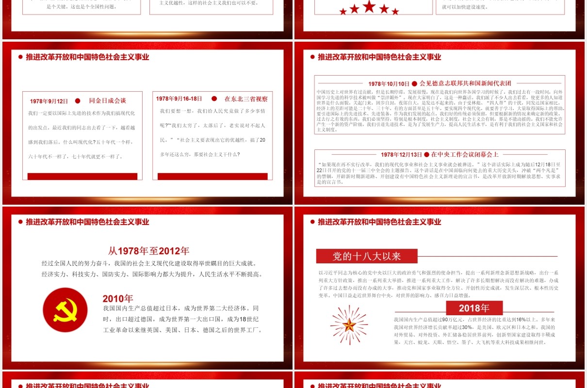 热烈庆祝中国共产党成立100周年从百年历史看党的初心和使命党建通用PPT模板