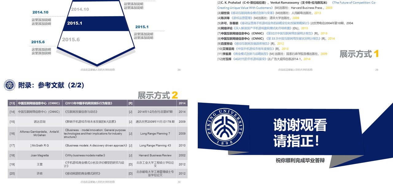 蓝色实用研究生毕业设计论文答辩报告PPT模板15)