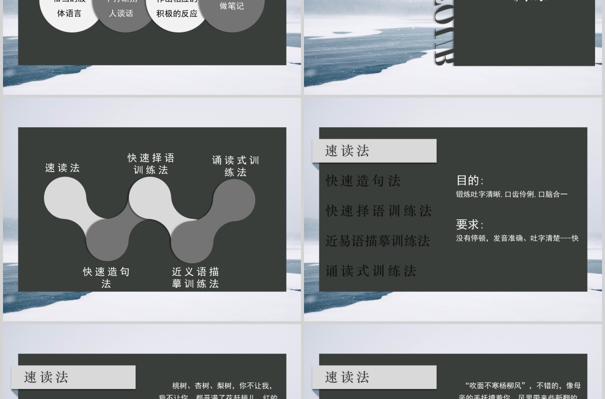 简约演讲与口述培训课件PPT模板