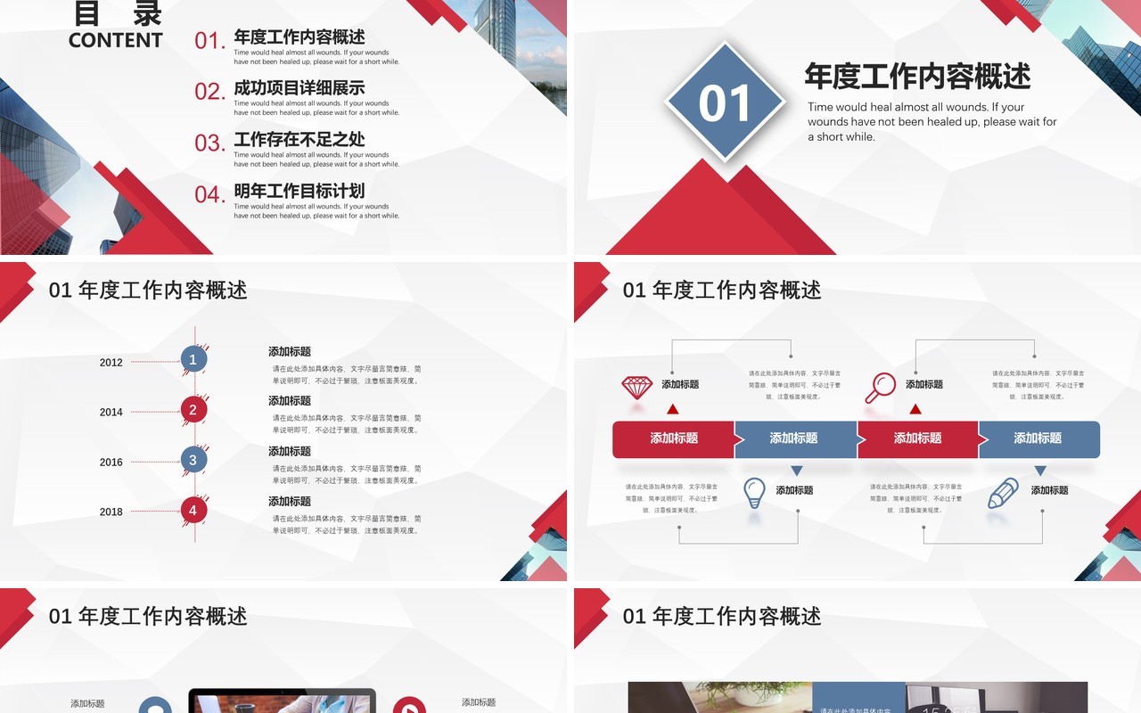 公司个人工作汇报总结ppt
