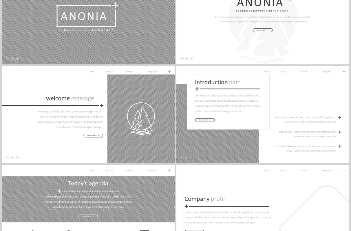 旅游宣传策划书PPT图文排版模板Anonia - Powerpoint Template