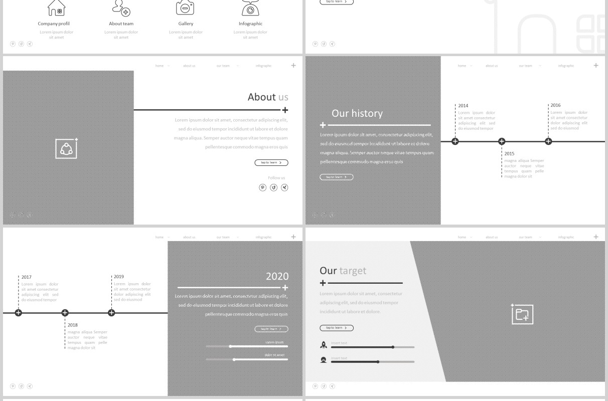 旅游宣传策划书PPT图文排版模板Anonia - Powerpoint Template