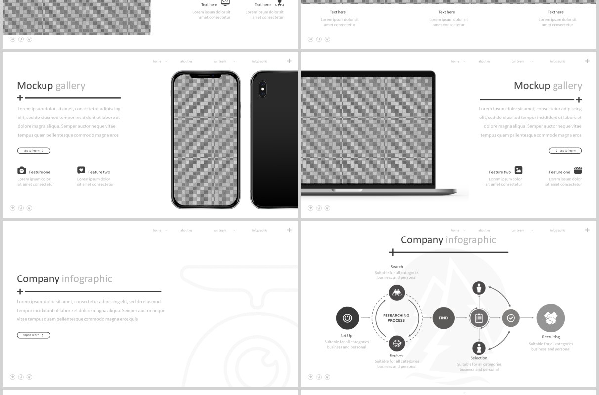 旅游宣传策划书PPT图文排版模板Anonia - Powerpoint Template