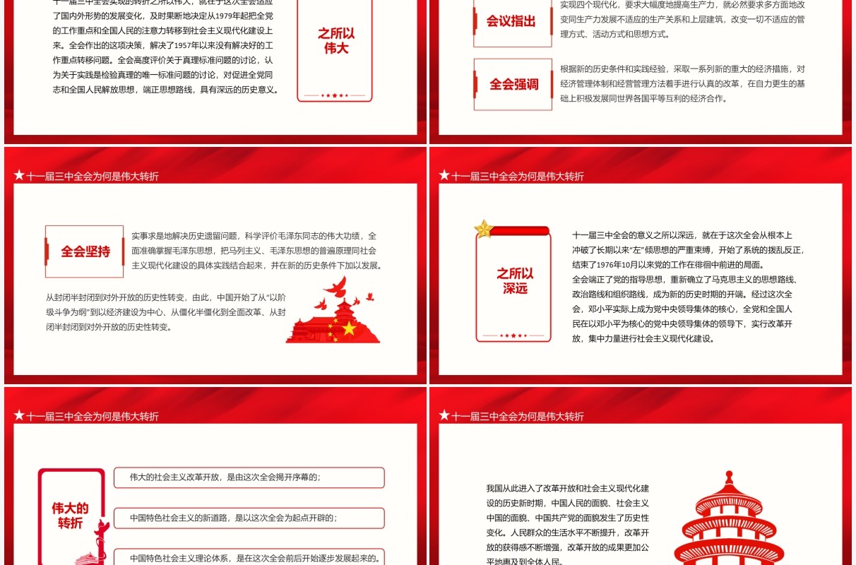 党的十一届三中全会与伟大历史转折动态PPT模板