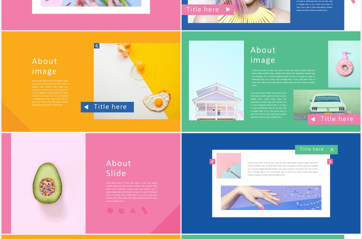 彩色趣味活动策划宣传PPT模板Color FUN - Powerpoint