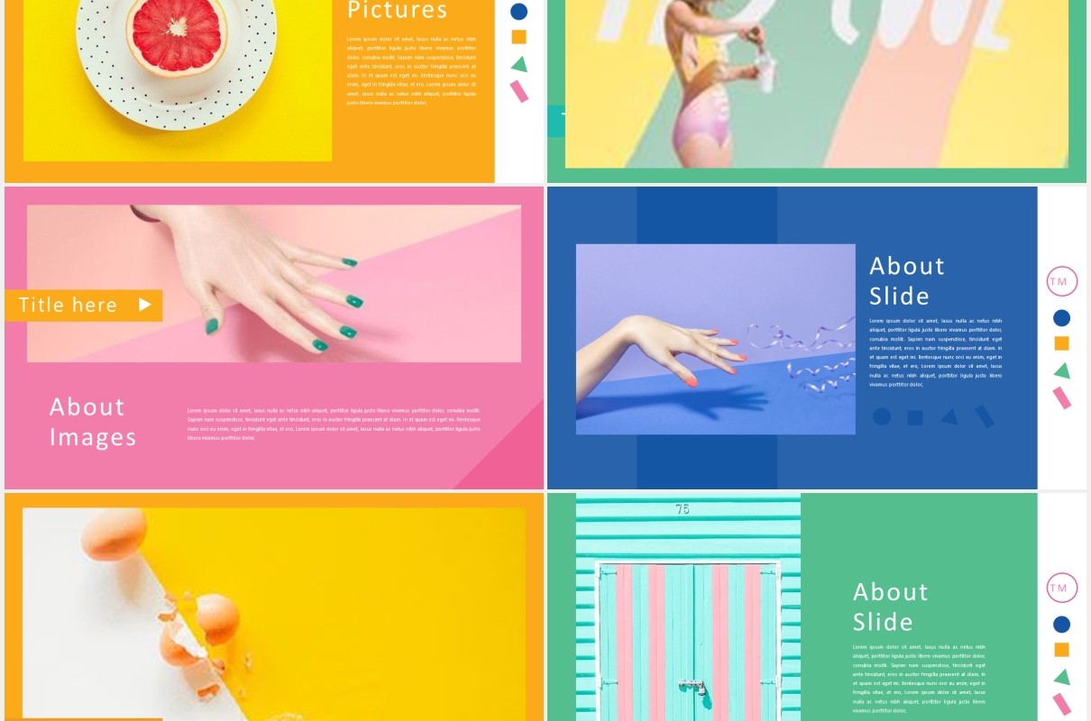 彩色趣味活动策划宣传PPT模板Color FUN - Powerpoint