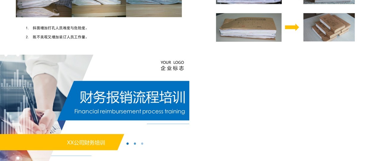 简洁公司财务报销流程培训管理课件PPT模板