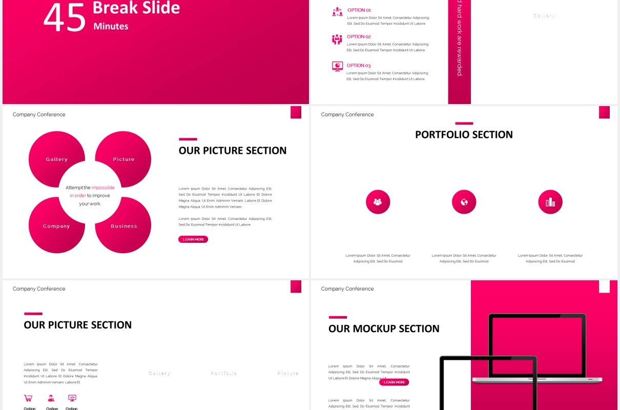 建筑业图片排版设计PPT模板Buildine - Business Powerpoint Template
