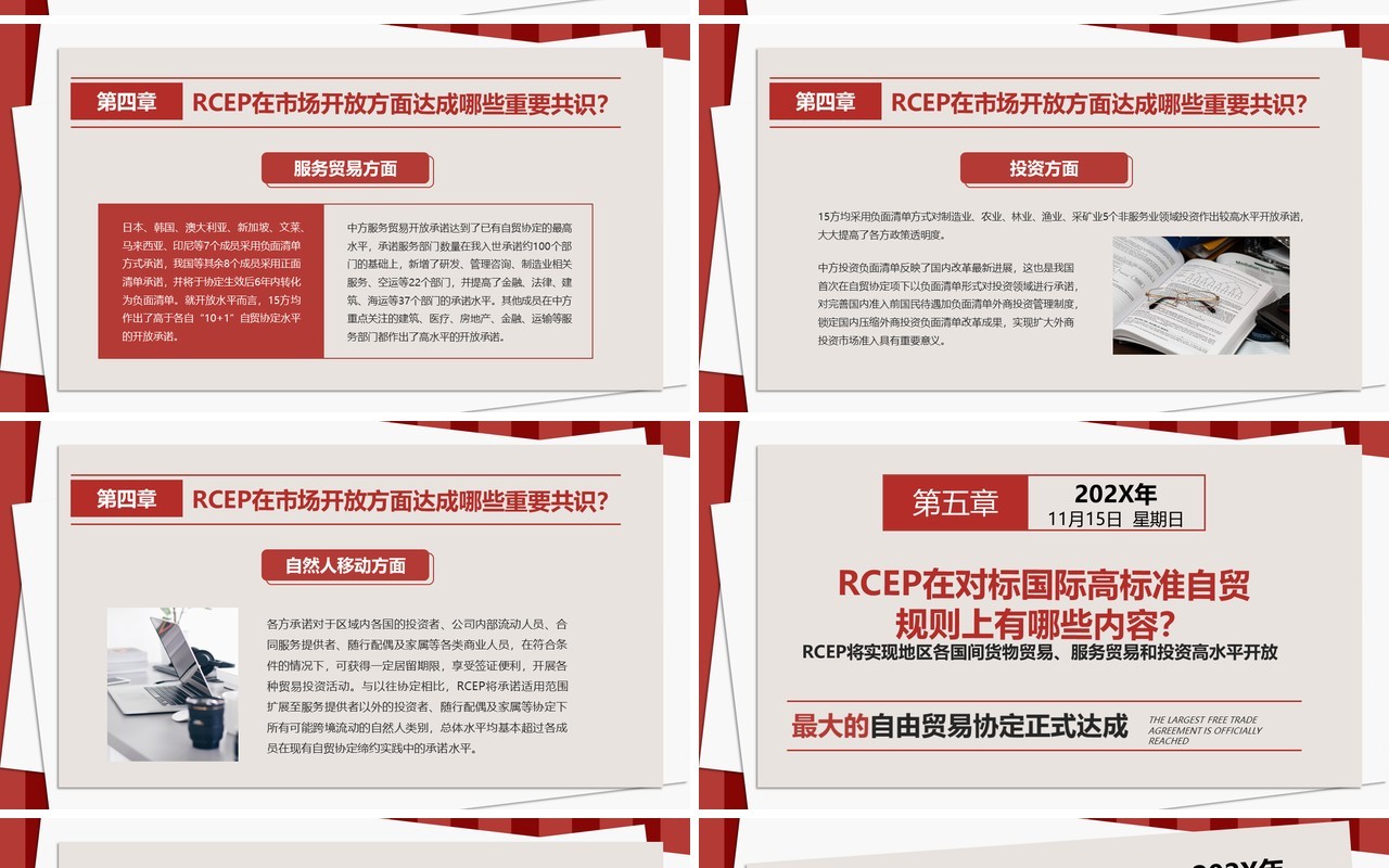 解读区域全面经济伙伴关系协定PPT模板