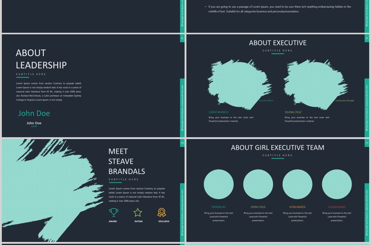 深色高端商务工作计划总结PPT模板版式设计NEXTZONE POWERPOINT TEMPLATE