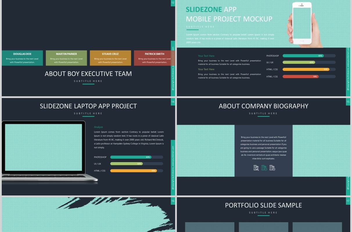 深色高端商务工作计划总结PPT模板版式设计NEXTZONE POWERPOINT TEMPLATE