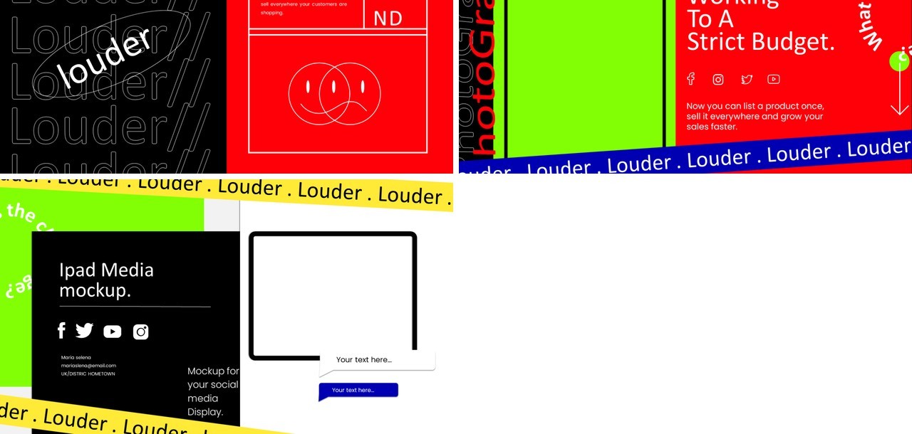 LOUDER TEMPLATE