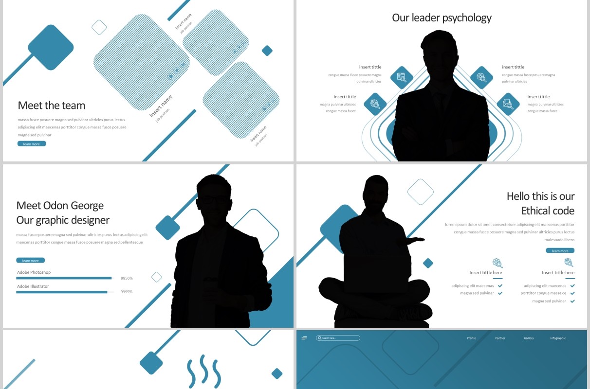公司项目介绍PPT模板版式设计Boxit Powerpoint Template