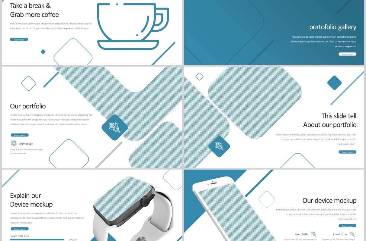 公司项目介绍PPT模板版式设计Boxit Powerpoint Template