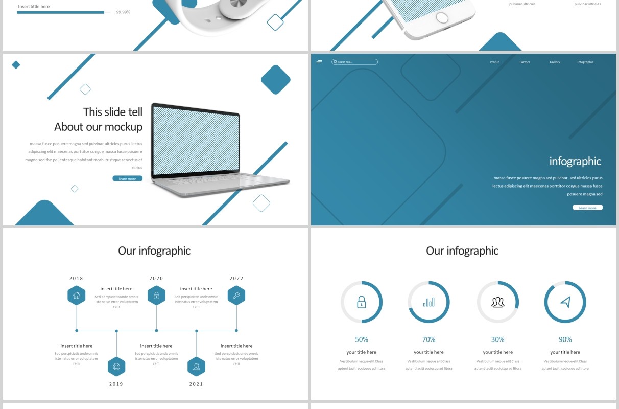 公司项目介绍PPT模板版式设计Boxit Powerpoint Template