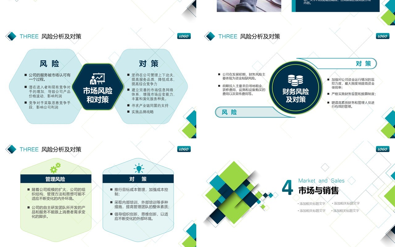 微粒体商务商业计划书PPT模板