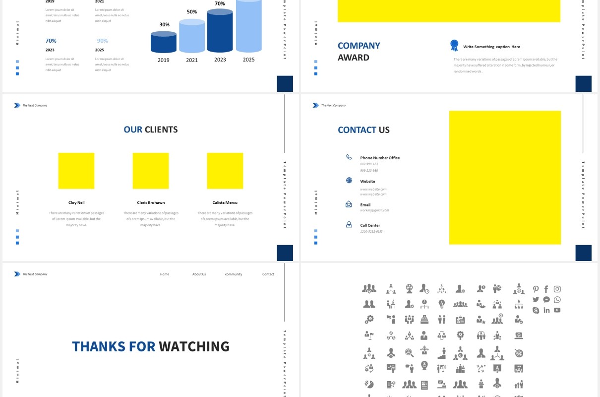 推销平台业务商务工作报告PPT图片排版设计素材Pitch Deck Bussines Powerpoint Template