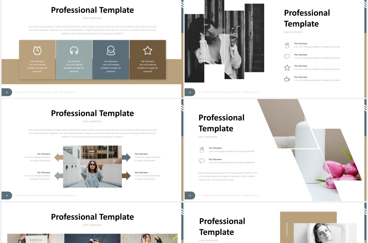 国外时尚简约PPT模板creatizo powerpoint template