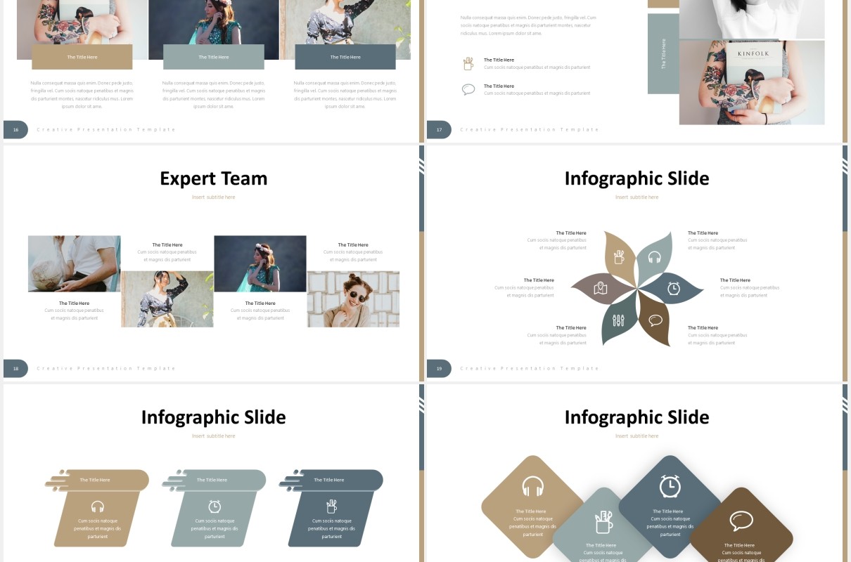 国外时尚简约PPT模板creatizo powerpoint template