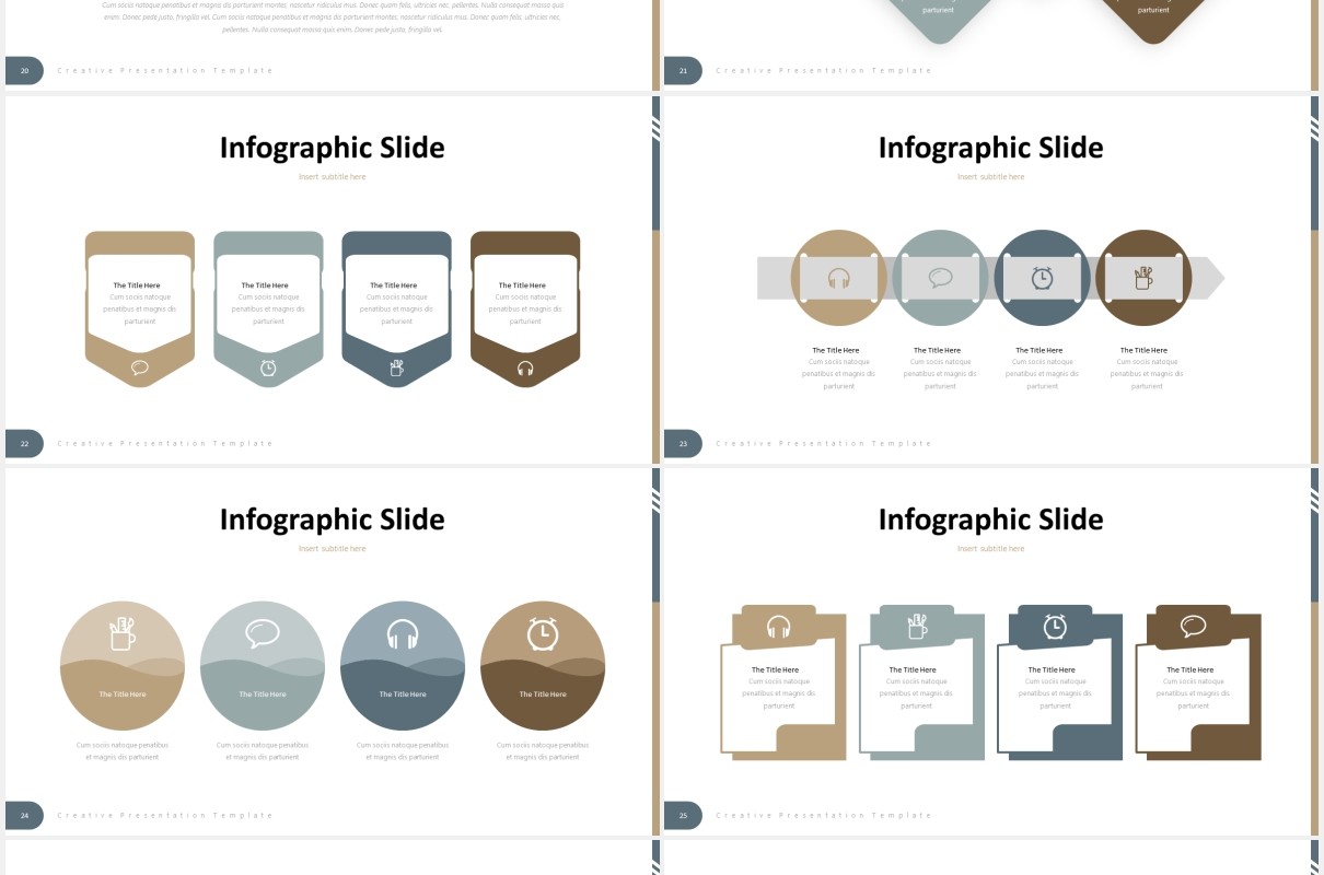国外时尚简约PPT模板creatizo powerpoint template