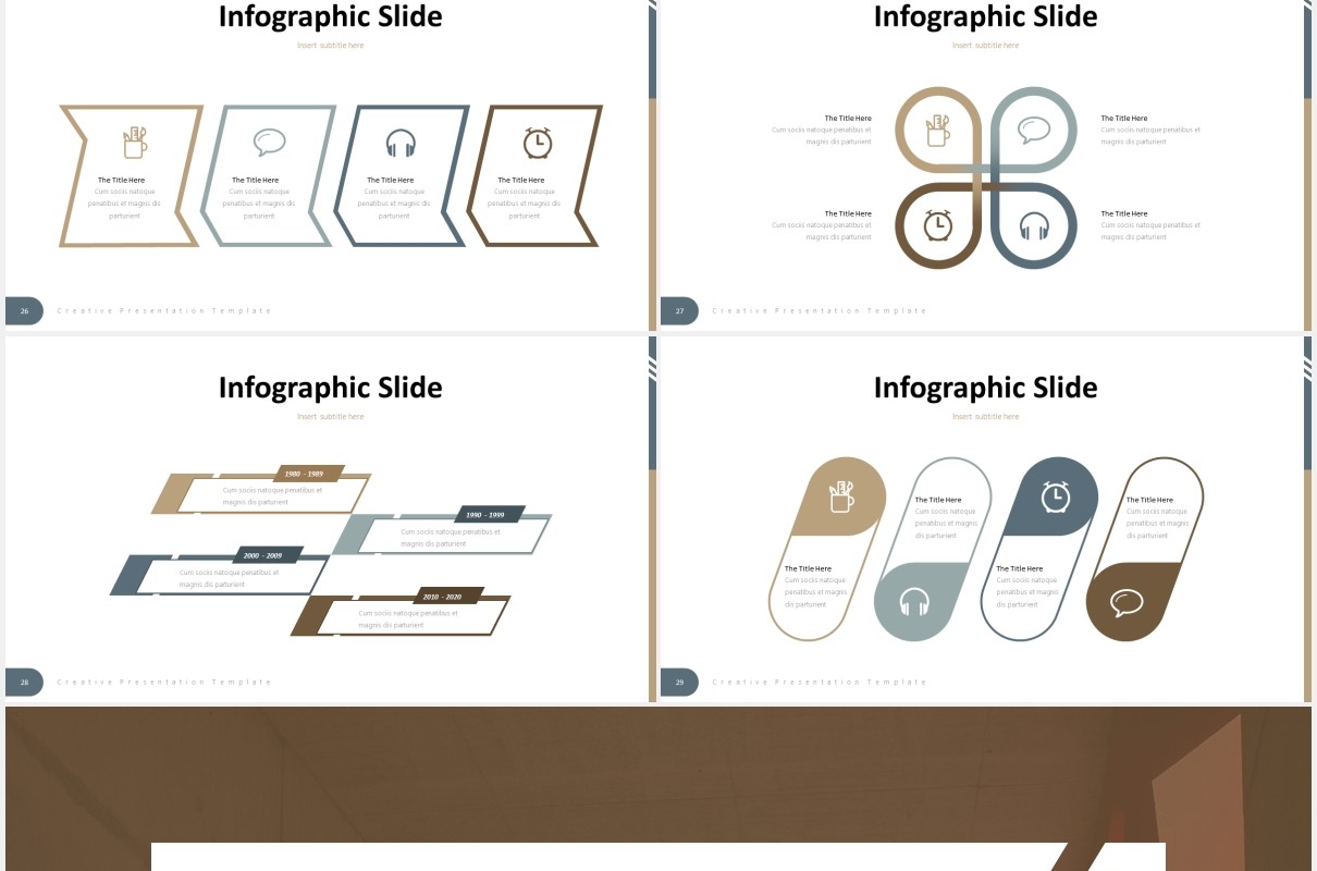 国外时尚简约PPT模板creatizo powerpoint template