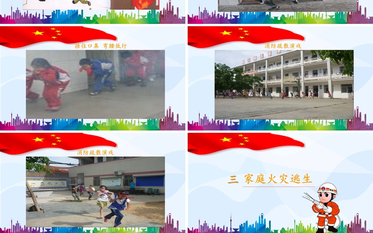 小学生消防安全知识培训课件PPT模板