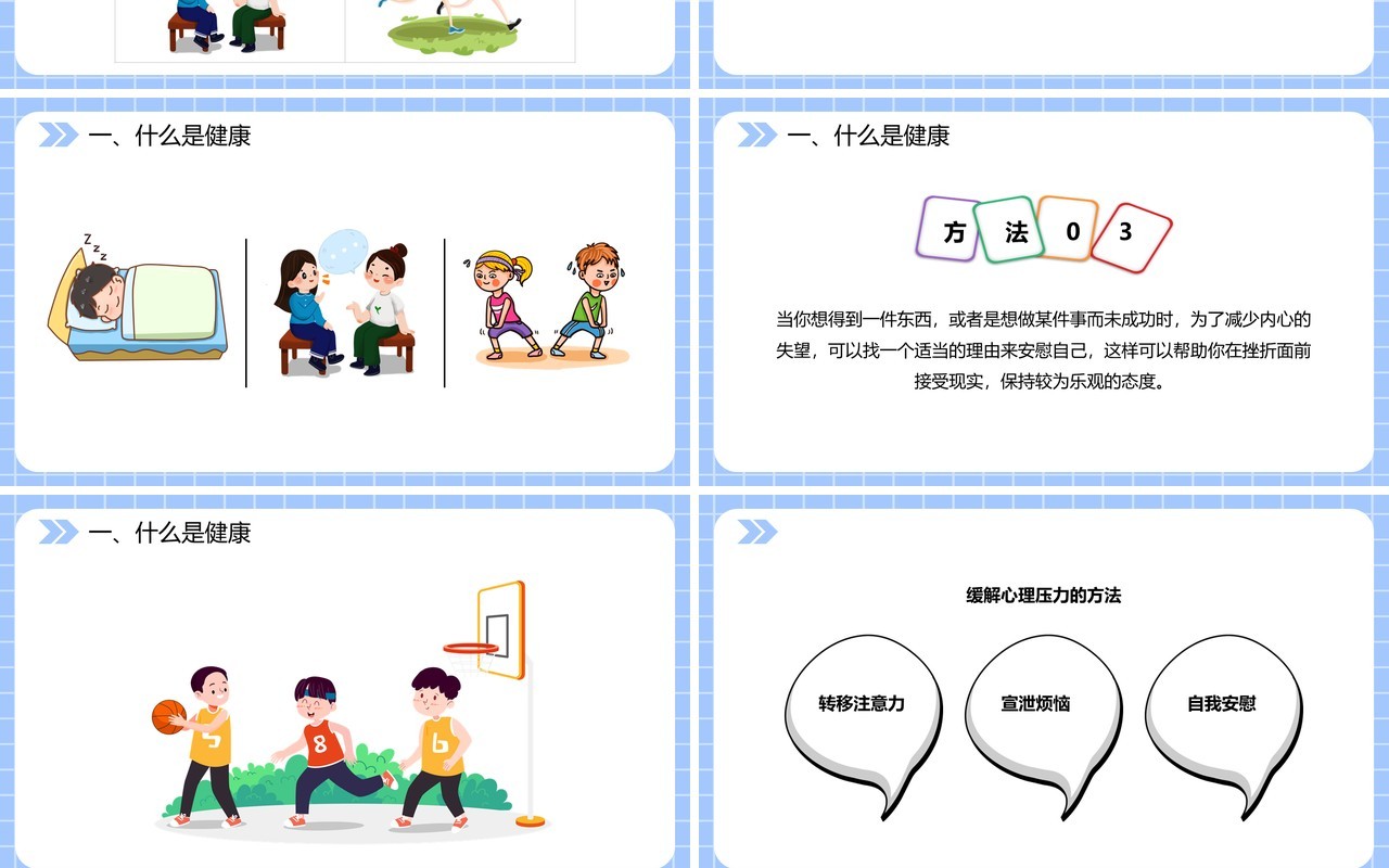 部编版八年级生物下册评价自己的健康状况课件PPT模板