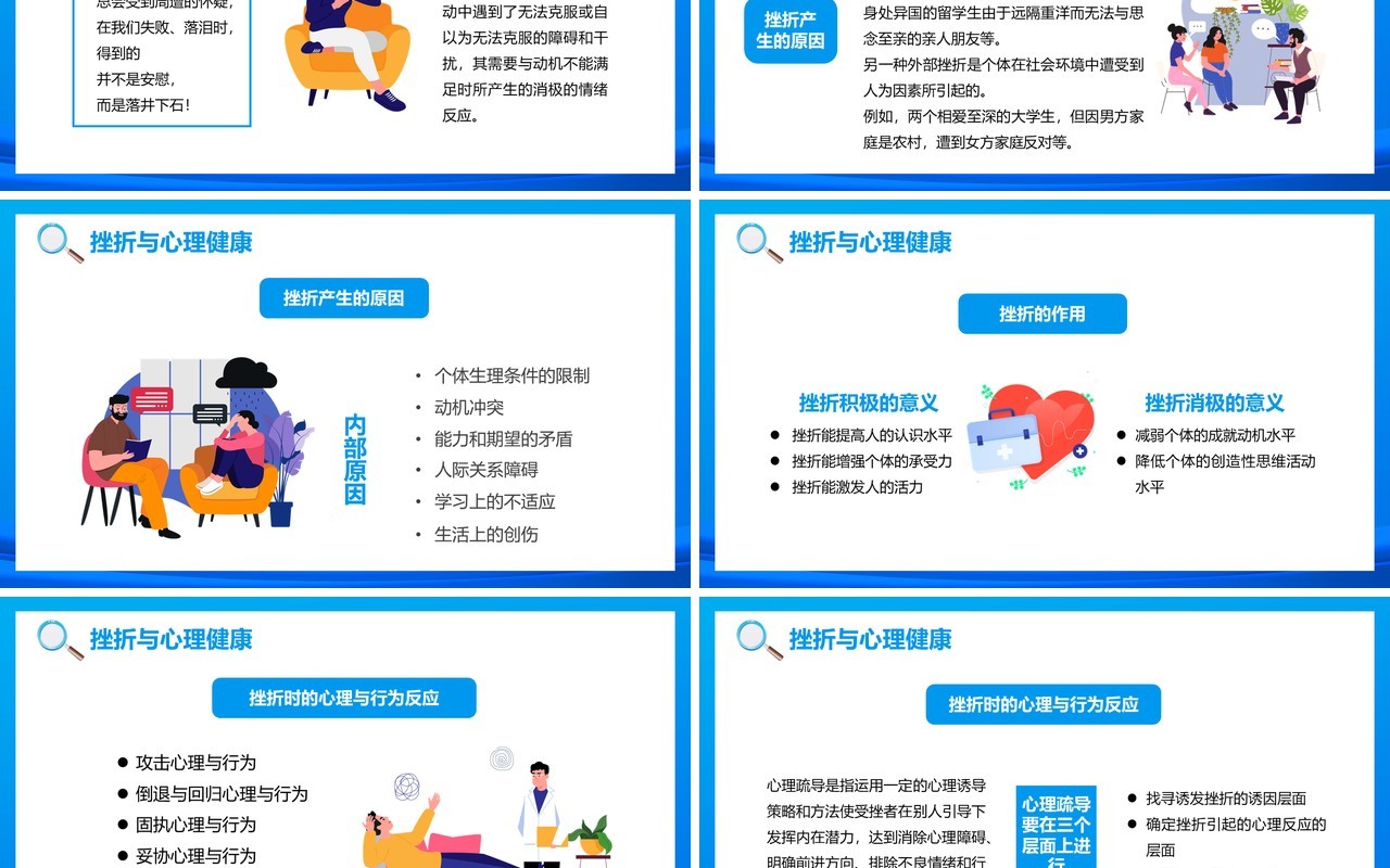 企业员工心理健康培训通用PPT模板