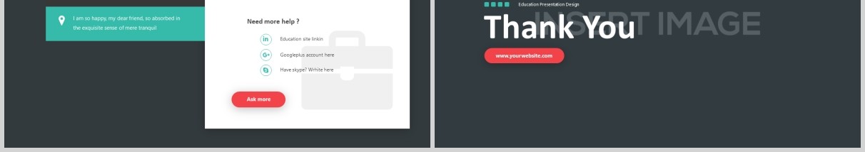 学习教育PPT图片版式设计模板U-Learn - Education Google Slides Template