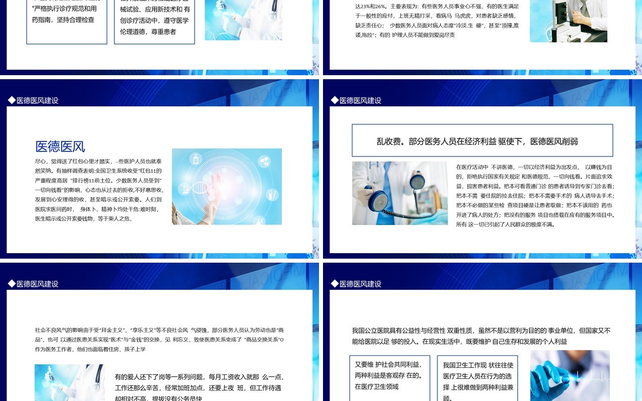 医德医风建设精神文明建设的重要组成部分动态PPT模板