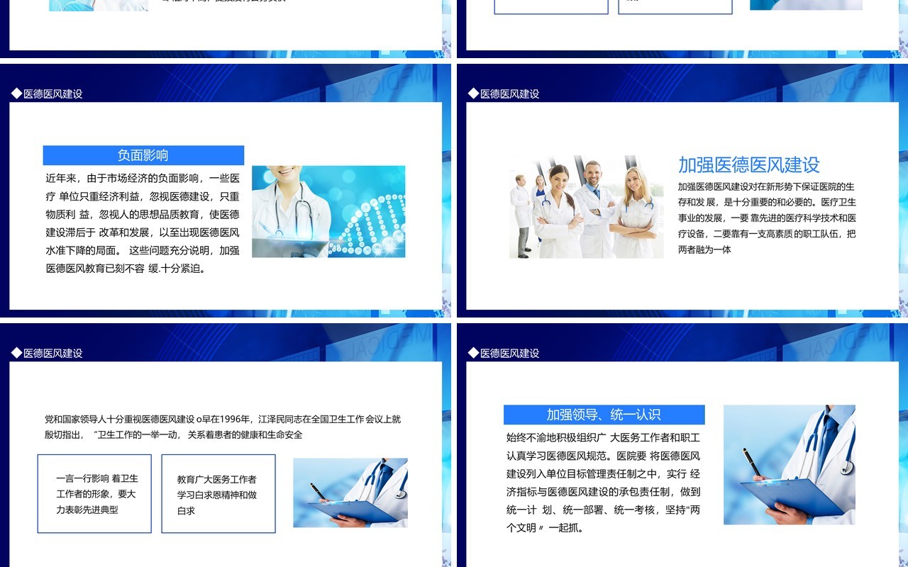 医德医风建设精神文明建设的重要组成部分动态PPT模板