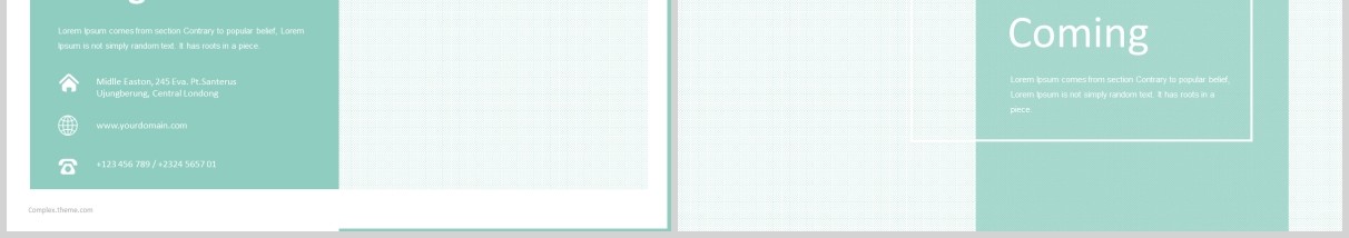 企业简介公司历程时间轴PPT版式模板Complex - Powerpoint Template