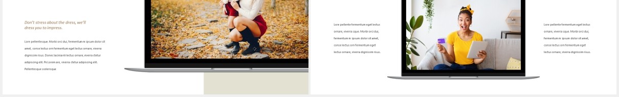 时尚摄影宣传展示PPT模板Amarta - Look Book Style Powerpoint