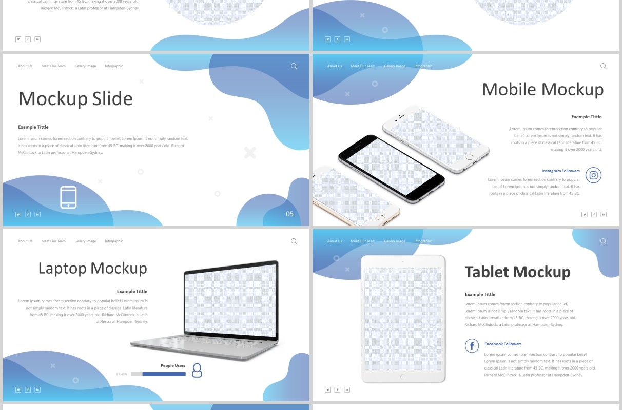 创意高端项目计划书PPT模板图片版式设计Minstrell Powerpoint Template
