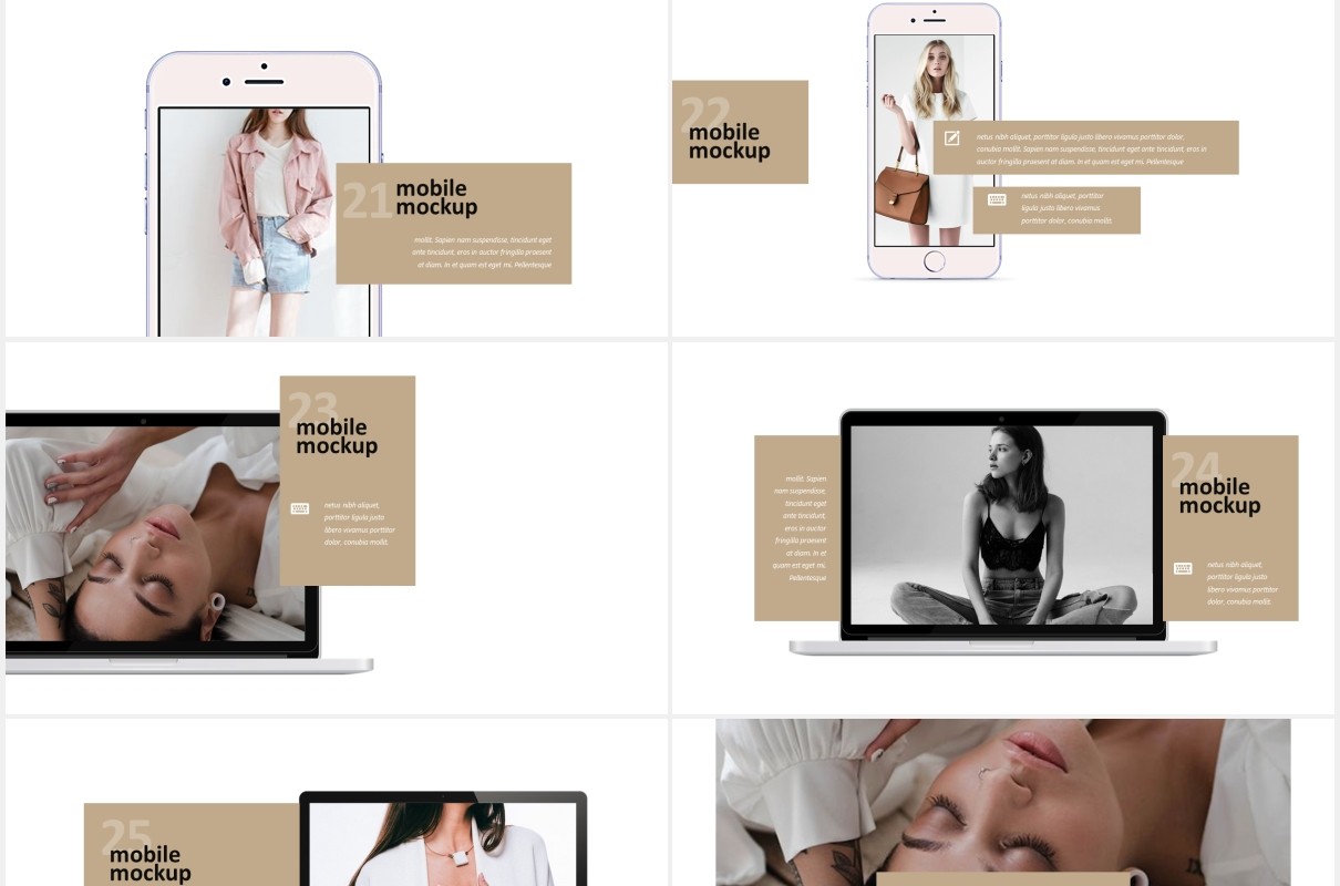 简约作品图片展示PPT模板Franco - Powerpoint Template