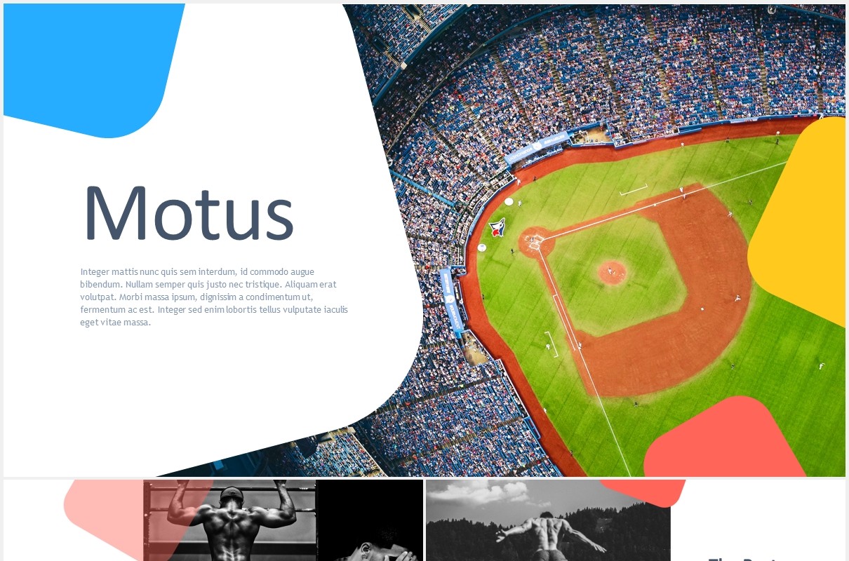 多用途户外运动健身展示宣传PPT模板motus multipurpose powerpoint template