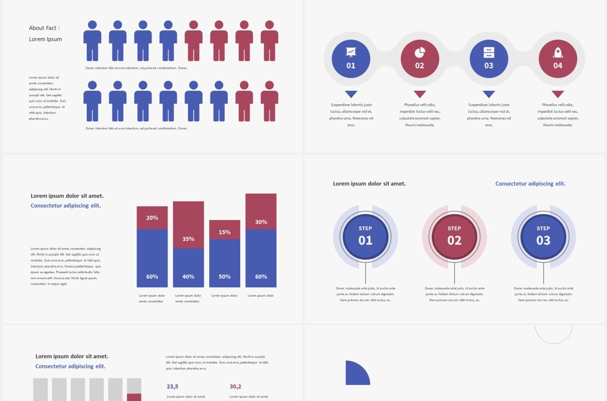 心理健康医疗教育图片排版设计PPT模板CORRECTO - Mental Health Powerpoint Template