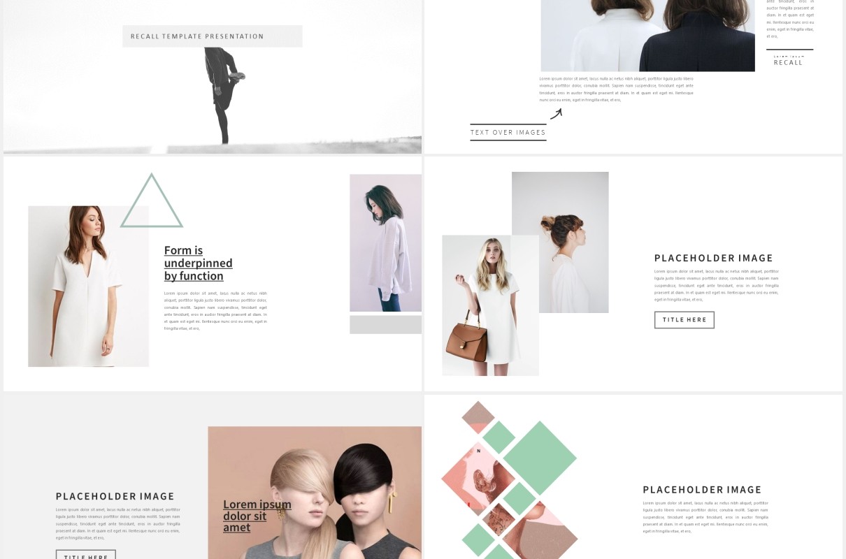 清新简洁工作展示PPT模板Minimalism Clean Powerpoint