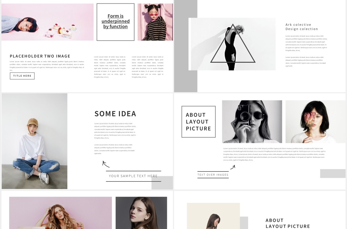 清新简洁工作展示PPT模板Minimalism Clean Powerpoint