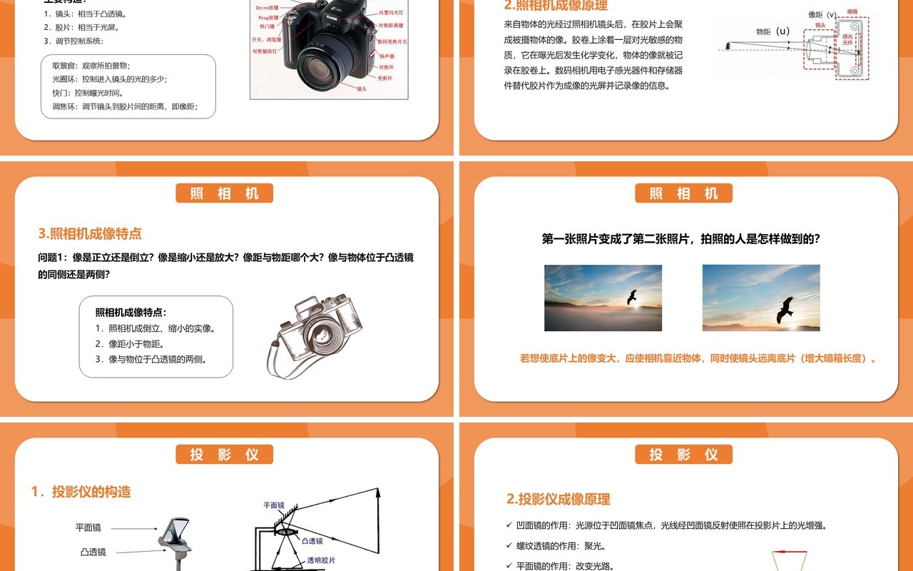 部编版5.2第五章生活中的透镜八年级物理课件PPT模版