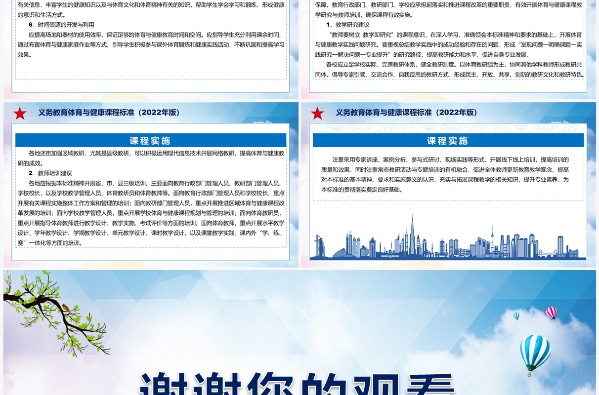 《义务教育体育与健康课程标准（2022年版）》全文解读ppt课件