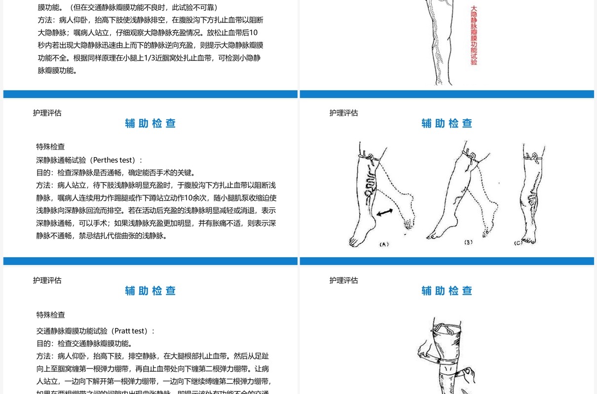 周围血管疾病病人的护理PPT模板
