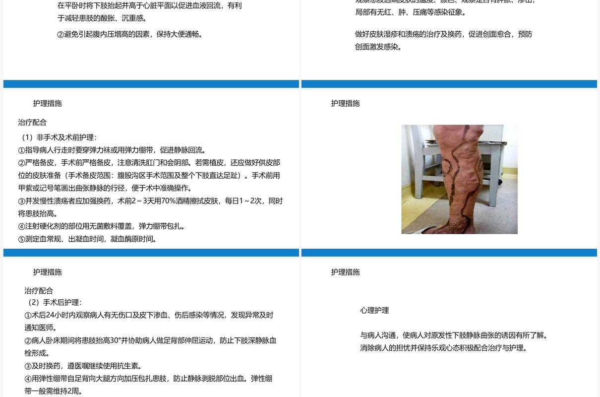 周围血管疾病病人的护理PPT模板